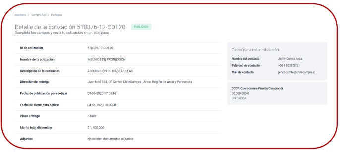 compra agil mercado publico